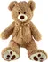 Plyšová hračka Teddies Medvěd s mašlí 72 cm světle hnědý