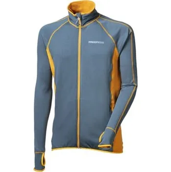 Pánská mikina Progress TOREZ pánská funkční sportovní mikina modrošedá/kari S