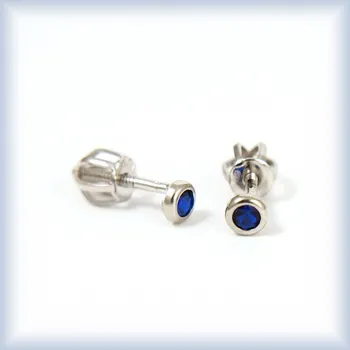 Náušnice bílé zlato