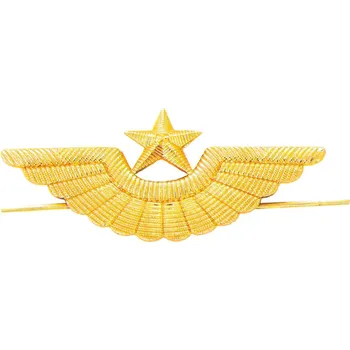 ARMÁDNÍ ORIGINÁL RUSKO Odznak Rusko hvězda křídla zlatý