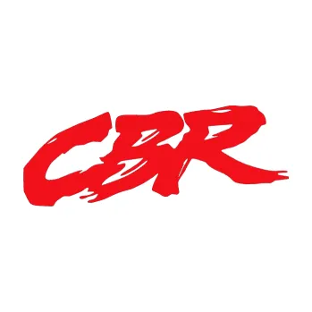 Samolepící dekorace SAMOLEPKA CBR 003 (10 - červená) NA AUTO, NÁLEPKA, FÓLIE, POLEP, TUNING, VLASTNÍ TEXT, TISK, AUTOSAMOLEPKY.cz, POLEPY, OBRÁZEK, LOGO, SAMOLEPKY