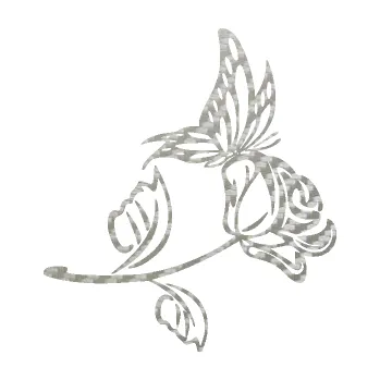 Samolepící dekorace SAMOLEPKA Květina dekor 030 pravá růže s motýlkem (52 - 3D karbon stříbrný) NA AUTO, NÁLEPKA, FÓLIE, POLEP, TUNING, VLASTNÍ TEXT, TISK, AUTOSAMOLEPKY.cz, POLEPY, OBRÁZEK, LOGO, SAMOLEPKY