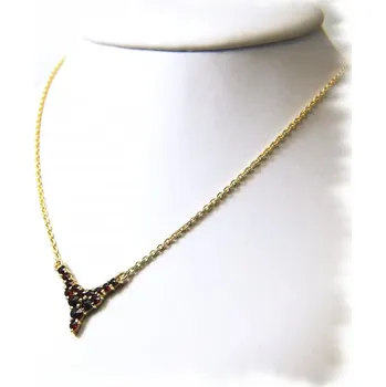 Náhrdelník bílé zlato 45 cm