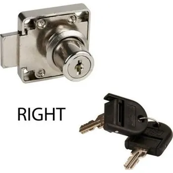 Nábytkové kování SISO nábytkový zámek MIC 850 CR SU pravý