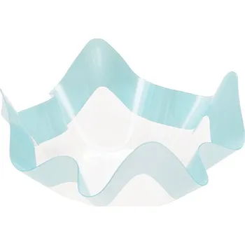 Party nádobí Miska světle modrá průhledná 13 cm x 13 cm x 7 cm gi60858