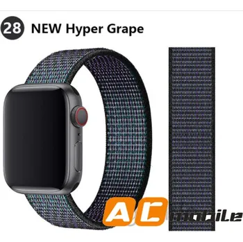 Příslušenství k chytrým hodinkám Nylonový Pásek Pro Apple Watch 42/44/45 Mm Možnosti: New Hyper Grape