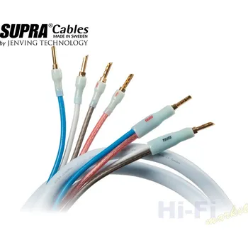 Audio kabel SUPRA QUADRAX 2x4,0 Combicon Bi-Wire (2x2m)