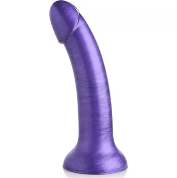 Dildo Strap U G-Tastic 17,8cm Metallic Silicone Dildo Purple