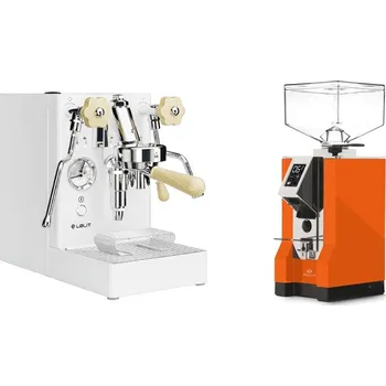 Kávovar Lelit Mara PL62X V2, white + Eureka Mignon Specialita, CR orange