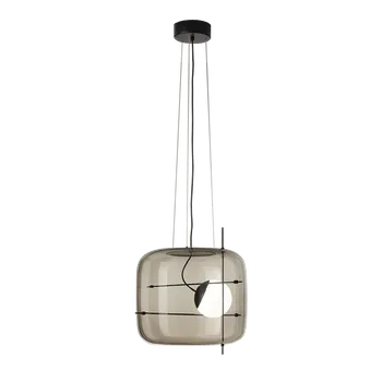 Závěsné LED světlo Vistosi Plot fumé black