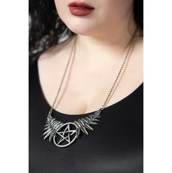 Přívěsek obojek KILLSTAR - Nixie - Silver