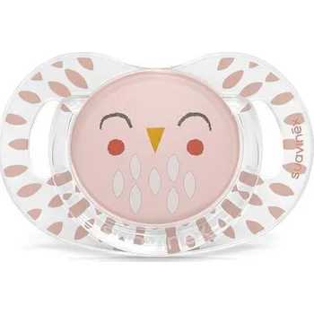 dudlíky Suavinex Šidítko anatomické SX PRO Bonhomia 18 m+ Sovička Růžová