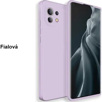 Pouzdro na mobilní telefon Barevný Silikonový Obal Na Xiaomi Mi 11 Lite Barva: Fialová