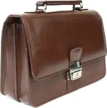 Hnědá pánská kožená dokladová etue Cadenie