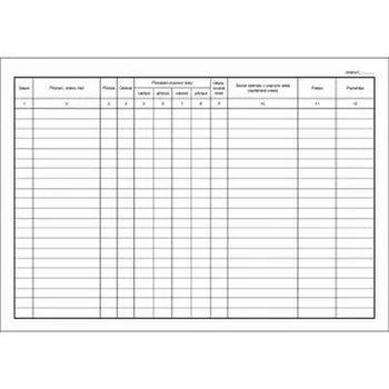 Tiskopis Daňová evidence A4 bez DPH, pro neplátce, ET328, Baloušek