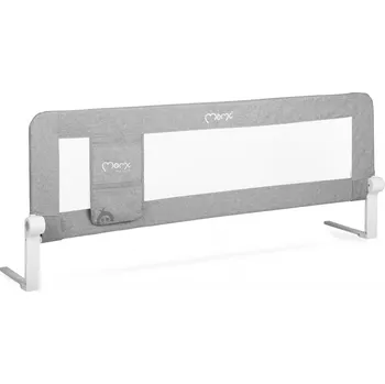 Dětská zábrana MoMi Lexi zábrana na postel světle šedá    