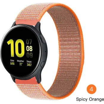 Nylonový Pásek Na Hodinky 20 Mm - Řemínek Varianta: Spicy Orange 4