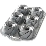 Nordic Ware Forma na mini bábovky Heritage, 6 formiček, stříbrná, 950 ml 88037