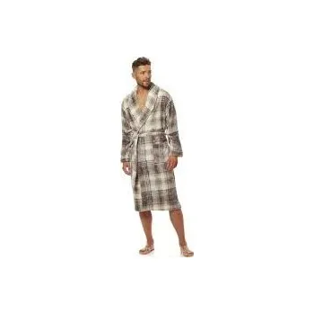 LL Pánský župan L&L 2109 Daryl - béžový - L