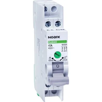 vypínač Noark 101394 Ex9I40 4P 40A Instalační vypínač, šířka 1 modul, 4pól, 40A (Ex9I40 4P 40A)