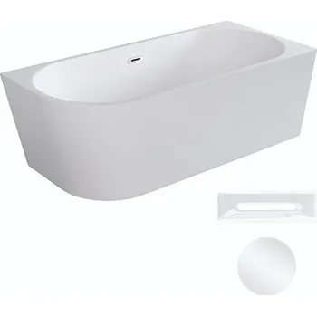 Vana Besco Akrylátová volně stojící rohová vana Zoya 150x75 (170x80) bílá Rozměry (cm): 150x75, Typ a barva výpustě: Click-Clack s přepadem, bílá, Orientace: Pravá