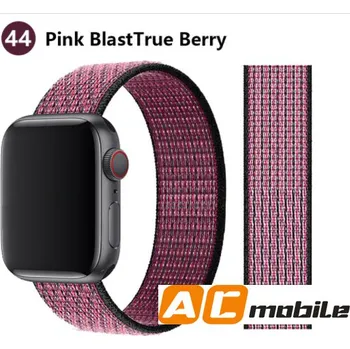 Příslušenství k chytrým hodinkám Nylonový Pásek Pro Apple Watch 42/44/45 Mm Možnosti: Pink Blasttrue Berry