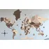 Nástěnná dřevěná mapa světa 150 x 90 cm
