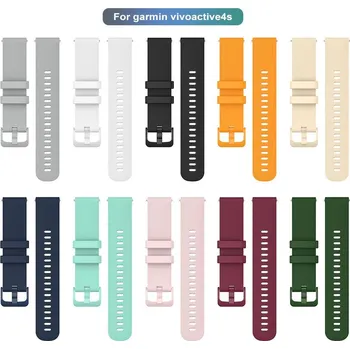 Příslušenství k chytrým hodinkám Silikonový Pásek Na Garmin Venu 2S / Vívoactive 4S Barva: Šedá