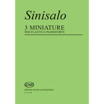 Drei Miniaturen - pro pnou fltnu a klavr 862313