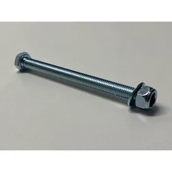 Šroub Šroub M8x100 šestihranná hlava, zn, 8.8, DIN 933 (celozávit), včetně podložky a matice