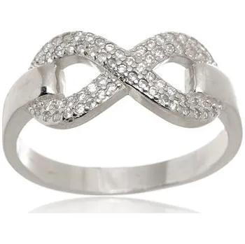 Prsten Dámský stříbrný prsten nekonečno STRP0468F