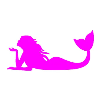 Autodoplněk Samolepka na auto Mořská panna 004 levá (72 - Fluorescentní růžová) NÁLEPKA, FÓLIE, POLEPY, TUNING, VLASTNÍ TEXT, TISK, AUTOSAMOLEPKY.cz, SAMOLEPKY, OBRÁZEK, LOGO, VÝROBA, PRODEJ