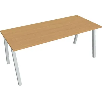 Kancelářský vozík HOBIS kancelářský stůl rovný - US A 1800, buk + doprava zdarma