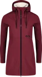 Vínový dámský softshellový kabát AMBLE