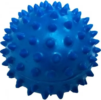 Masážní míček Míček masážní ježek 70mm modrý
