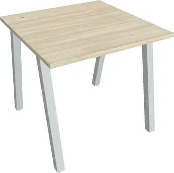 Kancelářský vozík HOBIS kancelářský stůl rovný - US A 800, akát + doprava zdarma