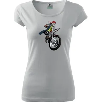 Dámské Triko s moto motivem 87 Kostra