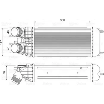 Chladič motoru Chladič turba VALEO 818547