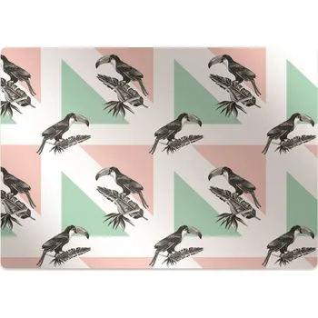 Podložka pod nábytek Ochranná podložka pod židli Toucan s trojúhelníky