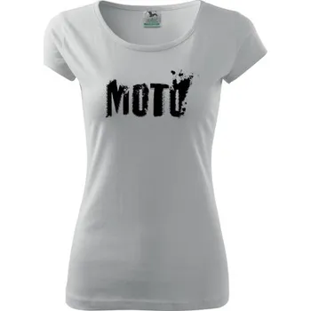 Dámské tričko Dámské Triko s moto motivem 102 Moto stopa