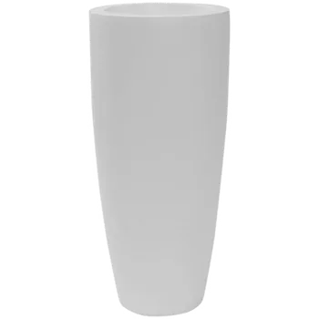 Květináč Moderní květináč Fiberstone Dax L Mat White 37x80cm