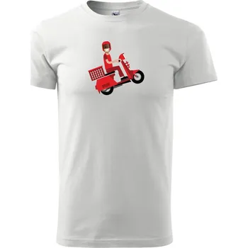 MSP Pánské triko s moto motivem Skútr