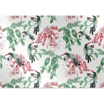 Podložka pod nábytek Podložka pod kancelářskou židli Byliny a ptáci