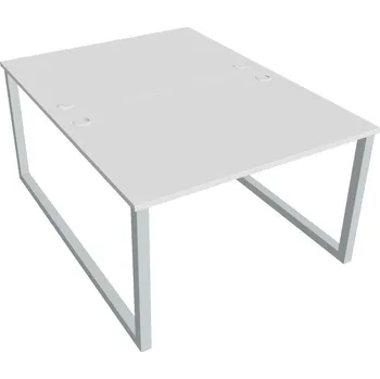 Kancelářský vozík HOBIS kancelářský stůl zdvojený - USD O 1200, bílá + doprava zdarma