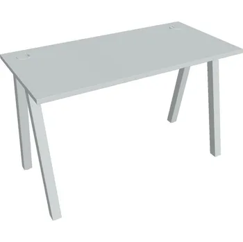 Kancelářský vozík HOBIS kancelářský stůl rovný - UE A 1200, hloubka 60 cm, šedá + doprava zdarma