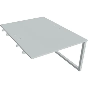 Kancelářský vozík HOBIS přídavný stůl zdvojený - USD O 1200 R, šedá + doprava zdarma