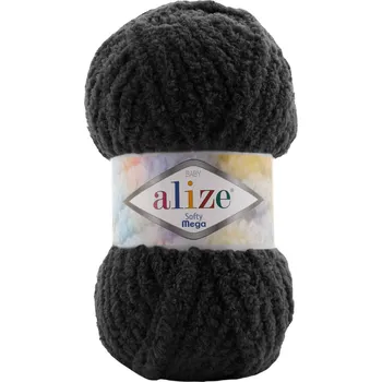 Galanterie Alize Softy mega 60 černá