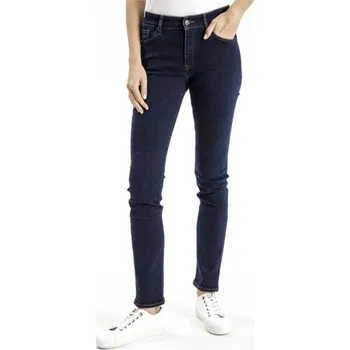 Dámské džíny Cross Jeans dámské slim fit džíny Anya 489-190 dark mid blue Velikost: 31/32
