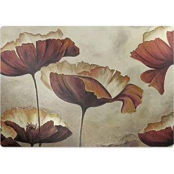 Podložka pod nábytek Podložka pod židli Malování velké mák