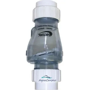 Valterra zpětná klapka 63 mm bez pružiny lepení x lepení